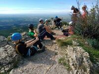 Au sommet des Dentelles Sarrasines Au sommet des Dentelles Sarrasines